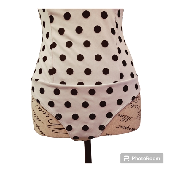 NWOT ZARA TRAFALUC Polka Dot Bodysuit with a Bra Cutout - Picture 10 of 10